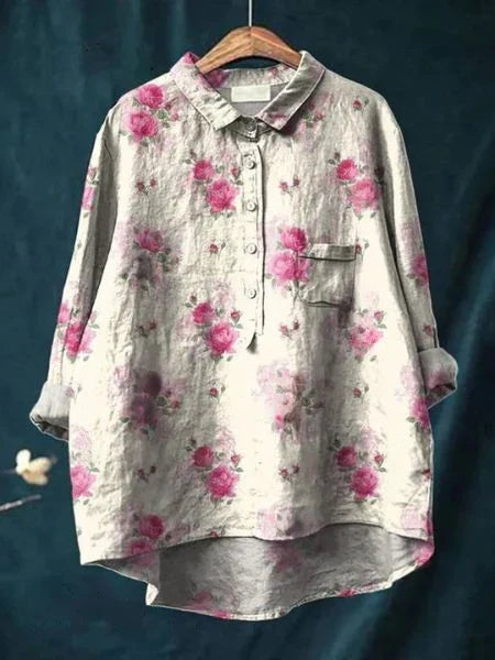 Emery - Floral Pattern Blouse