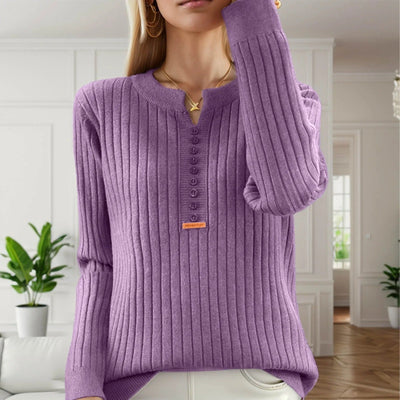 Marja - O Neck Knit Sweater