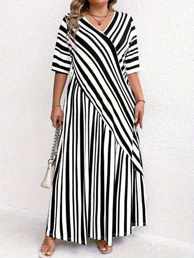 Tara | Striped dress