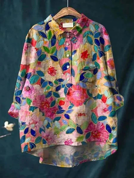 Emery - Floral Pattern Blouse