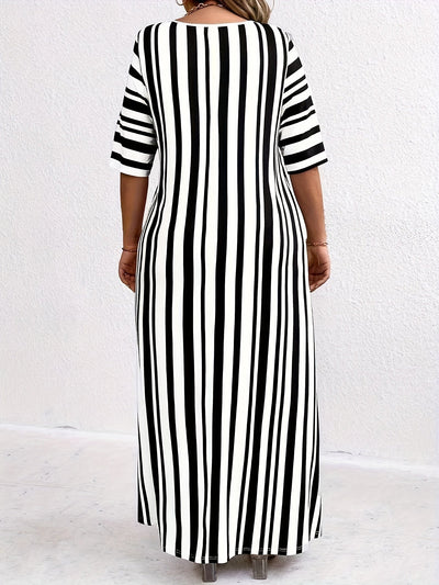 Tara | Striped dress