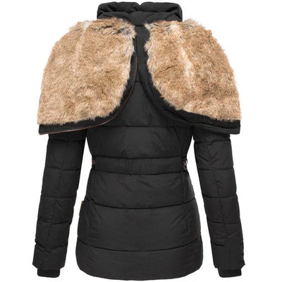 Belén™ - Warm winter coat with fur lining