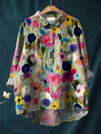 Emery - Floral Pattern Blouse