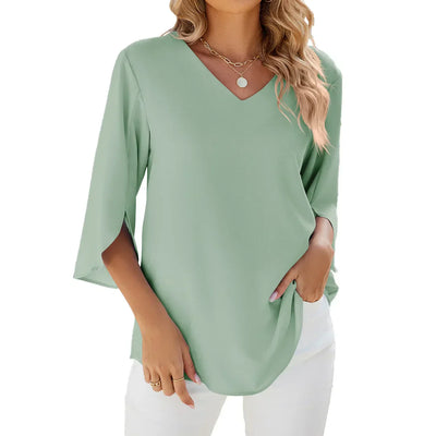 Carmen - V-neck blouse